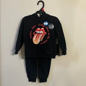 Rolling Stones Hoodie and Pants Set 2T